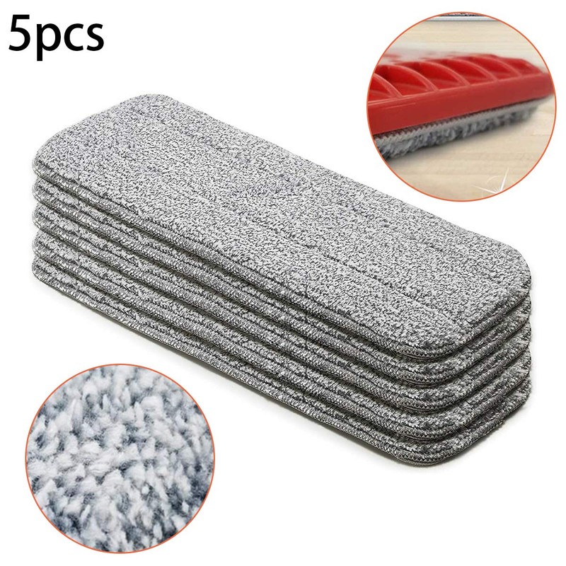 5 x Microfibre Cloth Pads for Mediashop Livington Touchless Mop