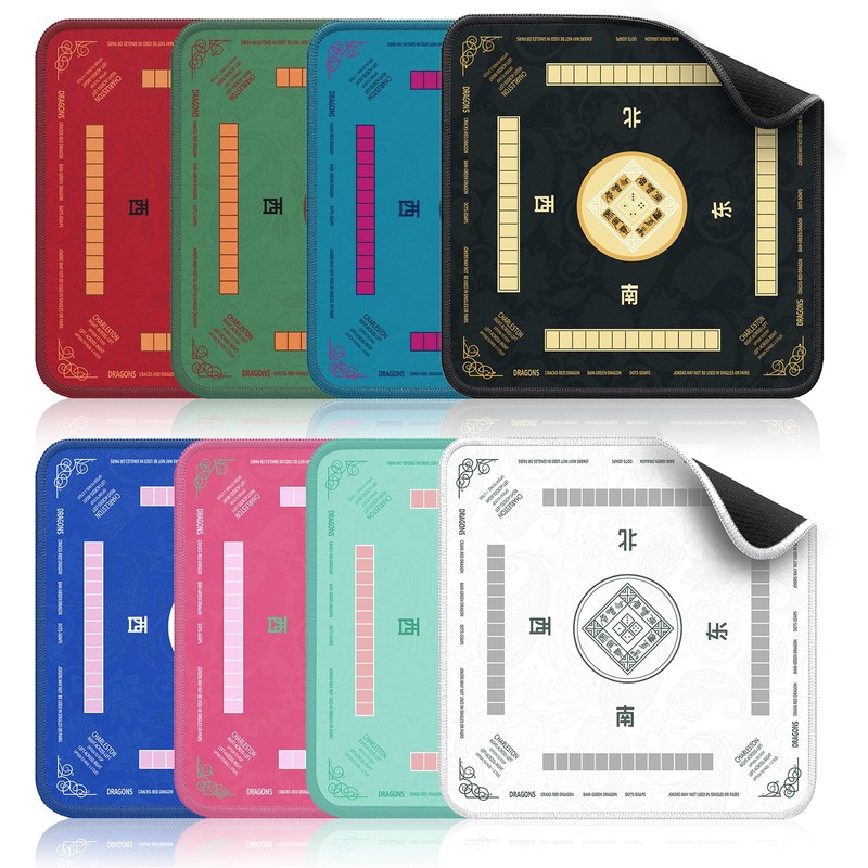 2F22E Mahjong Mat - Non-Slip Noise Reduction Gaming Mat 32.4x32.4