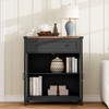 ChooChoo Kitchen Storage Cabinet, Coffee Bar Cabinet, Buffet Sideboard Cabinet