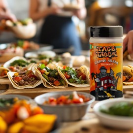 Taco Seasoning - Make Street Tacos at Home - Dry Rub or Marinade Carne Asada, Fajitas, Ground Beef, Steak, Hamburger Meat, or Eggs by Don Sazon 12oz