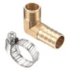 M METERXITY Brass Hose Pipe Fittings - 90 Degree Angle