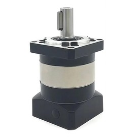 Planetary Gearbox Reducer Gear Ratio 5:1 High Precision Backlash 7 arc-min 4000rpm Speed Reducers for 200W 400W 60mm Servo Motor 14mm/11mm Shaft, Gearheads for CNC Lathe Machine Router Benchtop