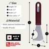 ALLEX Curved Paint Scraper Tool 2.5" Pole and Round Metal,