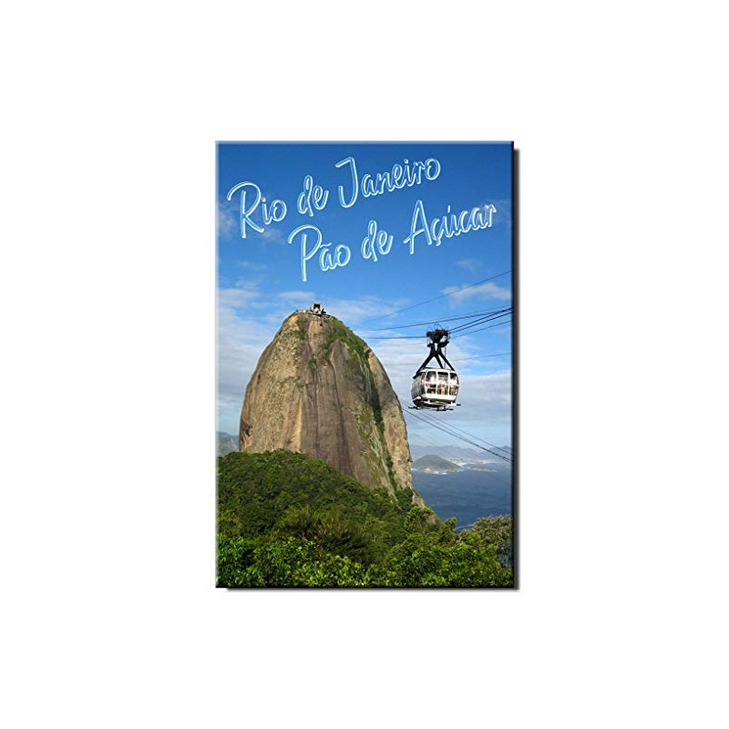 Rio de Janeiro Fridge Magnet Brazil Travel Souvenir Sugarloaf Mountain