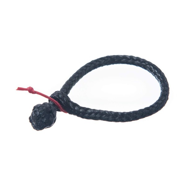 Dyneema Rope Shackle, 3 mm, Black, Breaking Load 900 kg