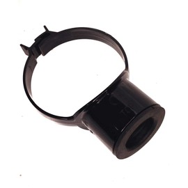 Floplast Soil Pipe Black Strap Boss with 40mm Rubber Boss Adapter