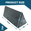 16.5 x 10 x 8 Inches Grey Wedge Pillow Set