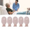 5PCS Colostomy Bags PE Leakproof Ostomy Pouch Ostomy Supplies for