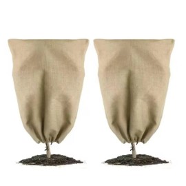 5PC 14inch*59inch Jute Sandbags 330g Biodegradable Eco-Friendly Materials Garden Supplies for Plant Protection Secure Rootssize: Size 14inch*59inch