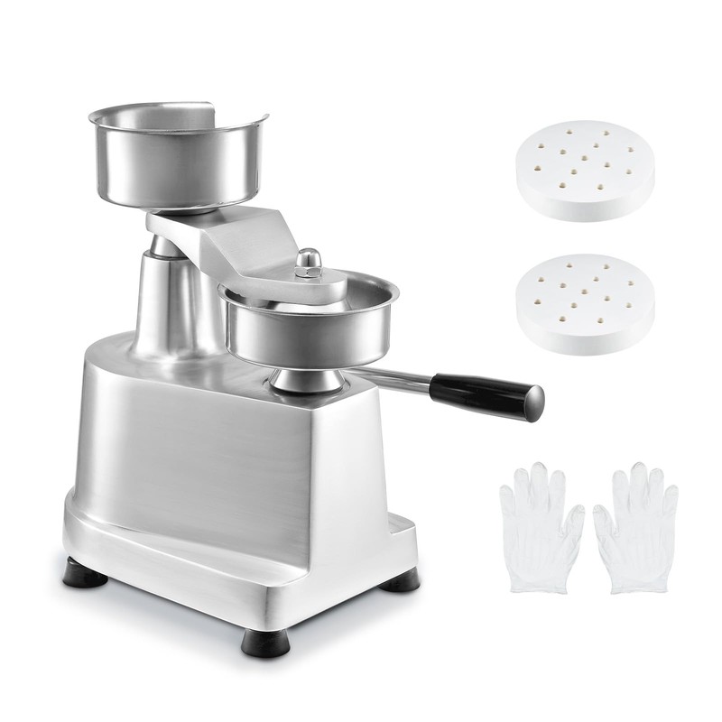 VEVOR Commercial Burger Patty Maker, 100mm/4inch Hamburger Beef Patty Maker,