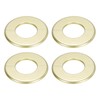 uxcell 4pcs Wall Split Flange 130mm / 5.1" OD Escutcheon