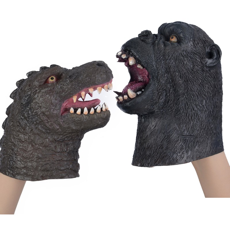 Monster Animal Head Hand Puppet Figure Toys Gloves for Children