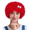 3Pcs Rag Doll Wig Women Red Yarn Cosplay Wigs Short