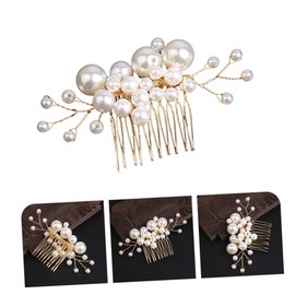 LALAFINA 2pcs Wedding Hair Comb for Brides Elegant Side Comb Hair Accessory for Women and Girls for Weddings Parties and Special Occasions