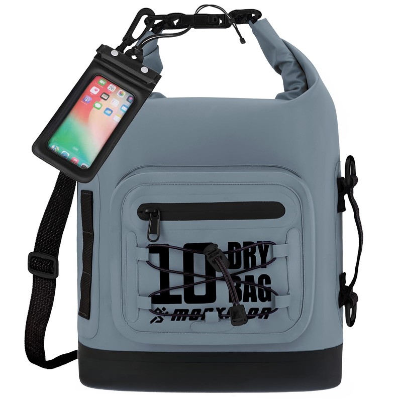 MORXPLOR Bolsa Seca Impermeable, Mochila Enrollable de 5L/10L/20L/30L con Funda