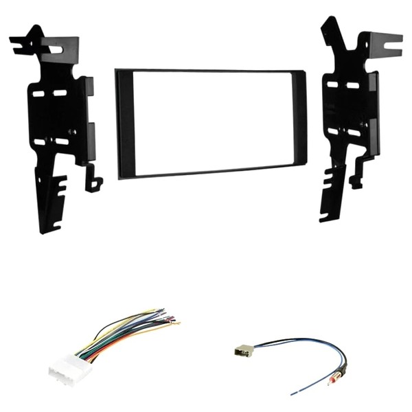 Double Din Car Stereo Kit, Wire Harness, and AM/FM Radio
