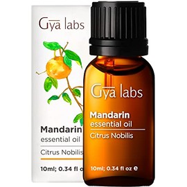 Gya Labs Mandarin Essential Oil (10ml) - Fresh, Citrusy Scent