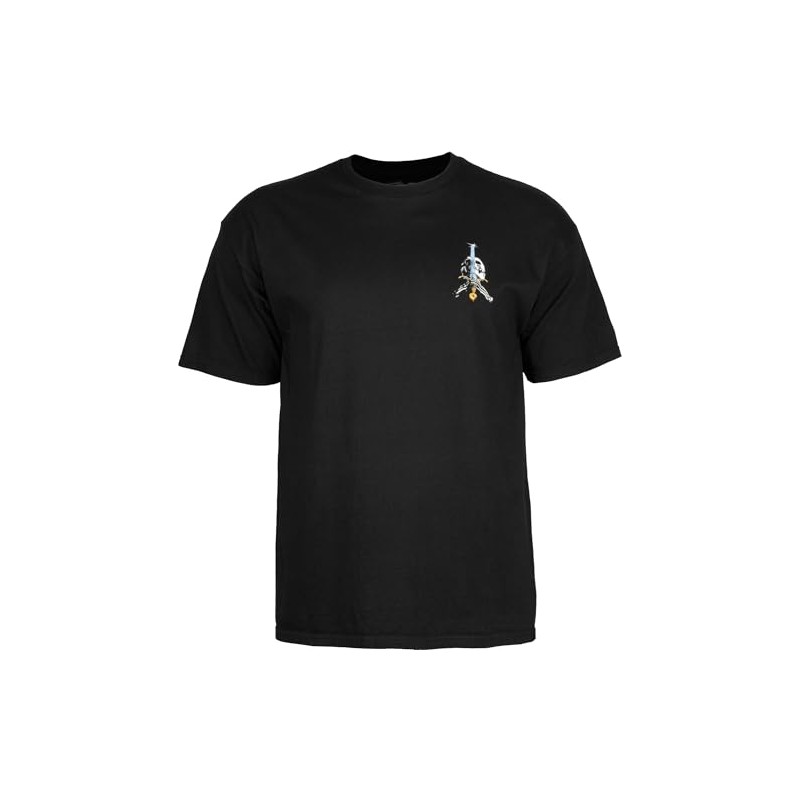 Powell Peralta Skull & Sword T-Shirt, Black, Extra Large