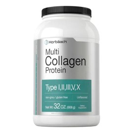 Horbaach Proteina De Colágeno Tipo I, Ii, Iii, V,x Hecho Usa