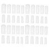FOMIYES 500pcs Half Cover Fake Nails in White Nail Tips