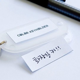 Color Key Holder 2P Keyring Car Key Keyring Car Accessories / 칼라 키홀더 2P 열쇠고리 차키 키링 자동차 액세서리