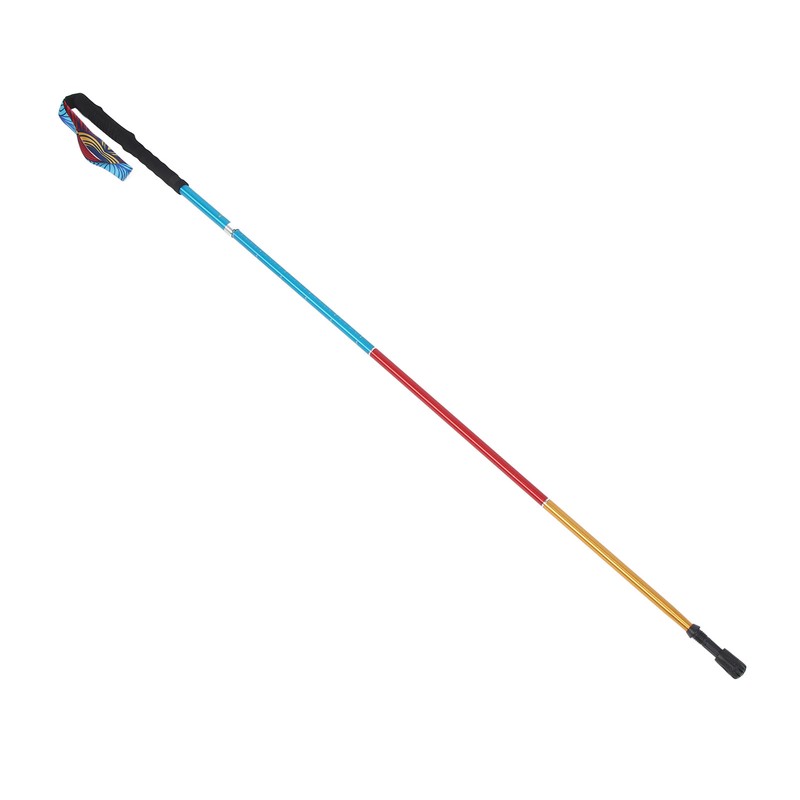 Walking Stick Telescopic Adjustable Length Anti Shock Foldable Portable Lightweight