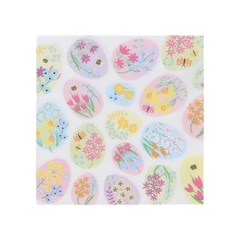 Gisela Graham Floral Eggs Easter Themed Napkins