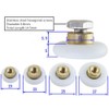 4 Sizes Shower Door Rollers Runners Wheels Replacement Part Bathroom