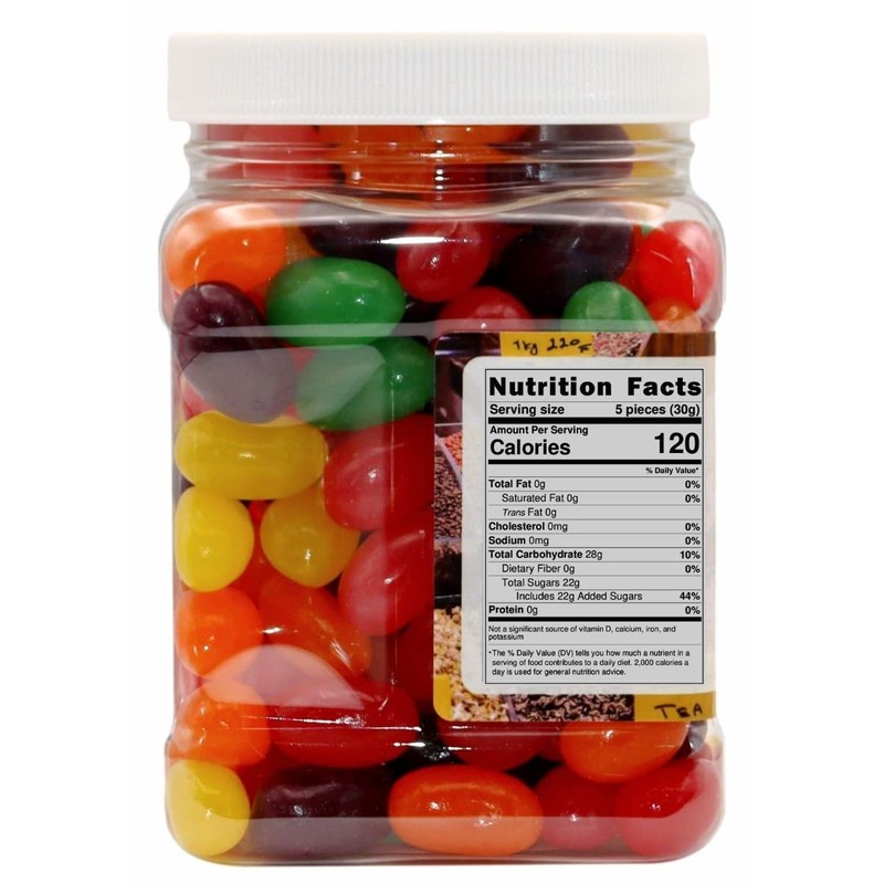 WinCrest Jumbo Jelly Beans || Gummy Candy - 2 Lb