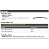 Marketplace Auto Parts, Upper Grille Molding - Chrome/Black - Compatible