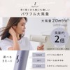 Iris Ohyama HDR-M101-W MICOLA Dryer, Large Airflow, Quick Drying, Lightweight,