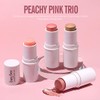 KIMUSE Multi Stick Trio Face Makeup, Cream Blush Stick for