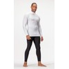 DEVOPS 3 Pack Men's Athletic Turtle Neck Long Sleeve Compression