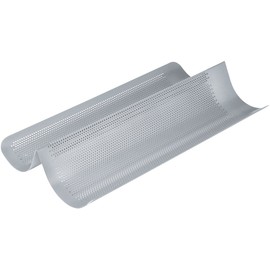 Chicago Metallic Commercial II Non-Stick Perforated French Bread Pan -
