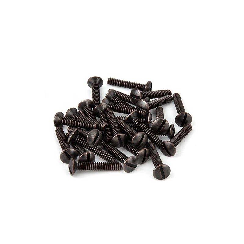 Henne Bery 3/4" Long 6-32 Thread, Oval Head Milled Slot