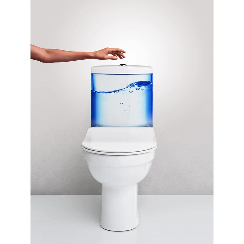 Wirquin 10723887 Complete Toilet Cistern Mechanism Double Flush Aquacontrol &