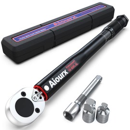 Aiourx 3/8-inch Drive Click Torque Wrench Set 10-80 ft.-lb. / 13.6-108.5 Nm 4 Piece