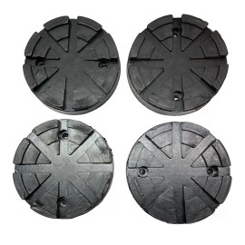 N/A 4x Round Rubber Two Post Lift Pads 5" OD Globe Ford Smith