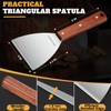 PURPLEBIRD Smash Burger Press kit 3PCS Set, Stainless Griddle Spatulas