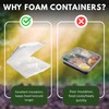 Concession Essentials- Foam Containers 3 Compartment / 9" x 9"