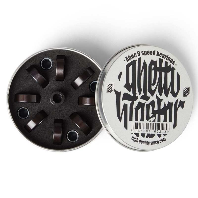 Ghetto Blaster, Skateboard Ball Bearing Carbon Chrome, Abec 9, 608