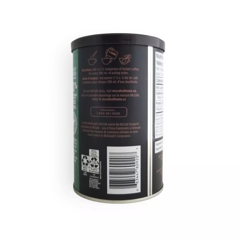 Keurig Canada Inc. McCafe Premium Instant Coffee, Dark Roast, 100g/3.5