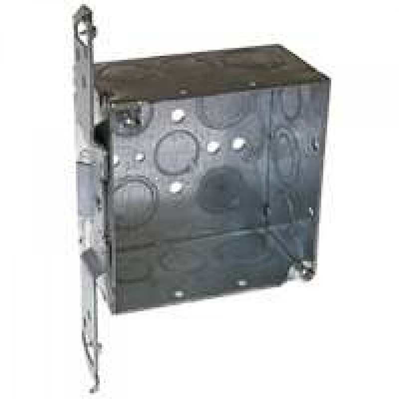 4" Square Box with Bracket