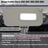 CRAZYPARTS Right Passenger Side Sun Visor Compatible with Nissan Frontier