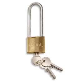 F.lli Facchinetti PadLock Brass Lock Made in Italy, New Military Grade