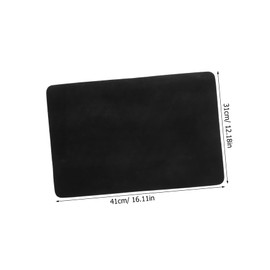 Abaodam Tapete De Cartas Mágicas Alfombrilla De Mago De Póquer Accesorios De Truco Black Paño