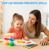 pangdapengpeng Paint Pots with Lids, 4 Colours