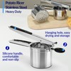 Potato Ricer,Ricer,Large 15oz Heavy Duty Stainless Steel Potato Masher with