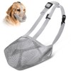 vsshe Dog Muzzle, Soft Adjustable Mesh Muzzles, Breathable Pet Mask