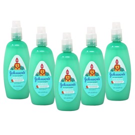 JOHNSON'S No More Tangles Detangling Spray 10 oz (Pack of 5)